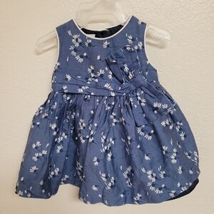 Jasper Conran Blue and White Floral Dress